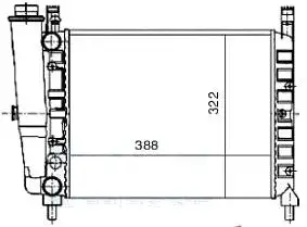 MGA 80105 Radyatör 7739937
