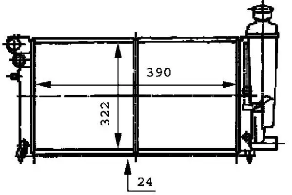 MGA 80138 Radyatör 1301SQ