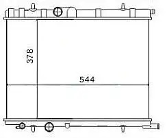 MGA 80148 Radyatör 1330G2