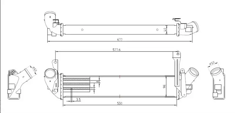MGA 80426 Turbo Radyatörü 8200221885