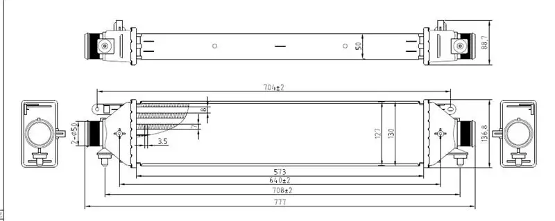 MGA 80465 Turbo Radyatörü 51783791