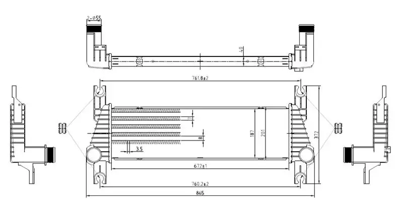 MGA 80532 Turbo Radyatörü AB399L440AF