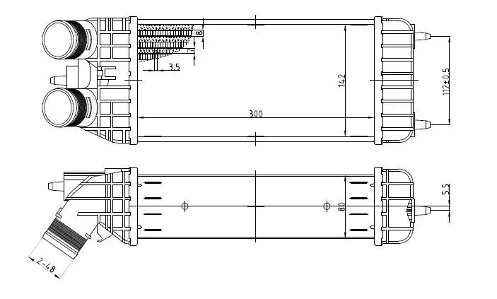 MGA 80536 Turbo Radyatörü 0384N7
