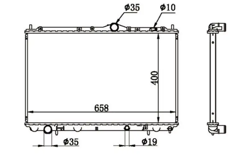 MGA 80726 Radyatör 8602065