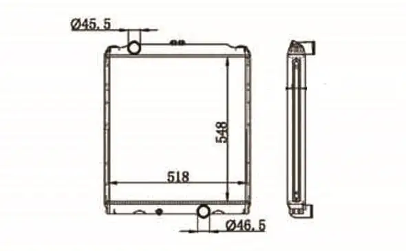MGA 80757 Radyatör ME292313