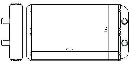 MGA 81105 Kalorifer Radyatörü 46722710