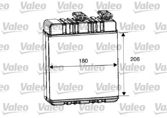 VALEO 812222 Kalorifer Radyatörü 9117283