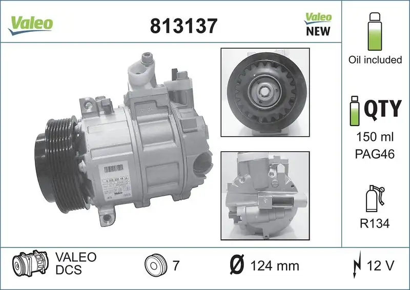 VALEO 813137 Klima Kompresörü