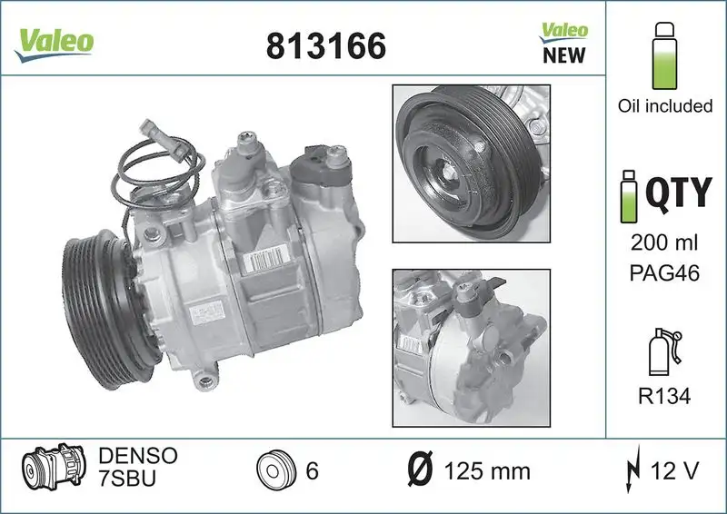 VALEO 813166 Klima Kompresörü