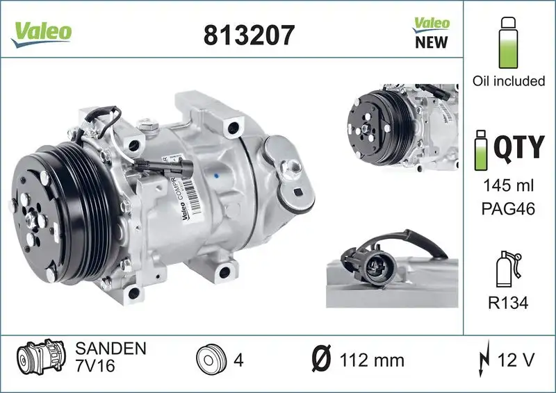 VALEO 813207 Klima Kompresörü
