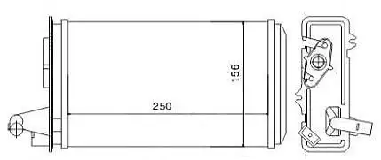 MGA 81400 Kalorifer Radyatörü 7754065