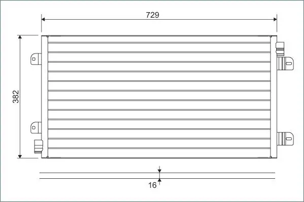 VALEO 817689 Klima Radyatörü