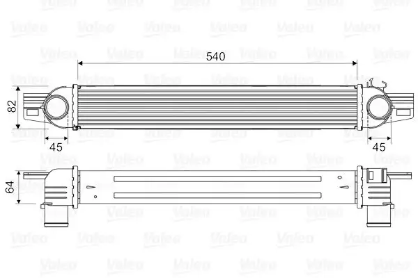 VALEO 818545 Turbo Radyatörü 51790623