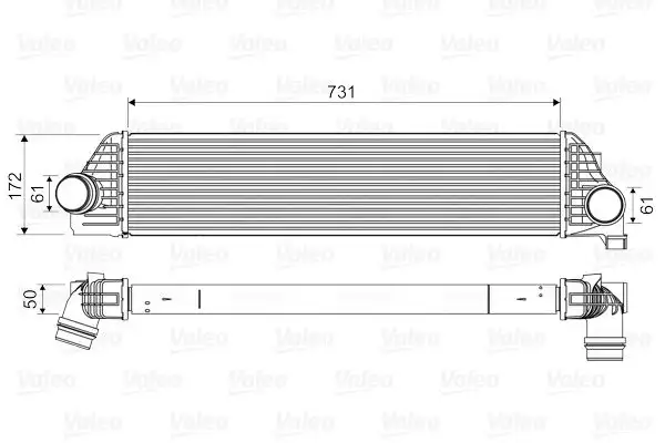 VALEO 818561 Turbo Radyatörü