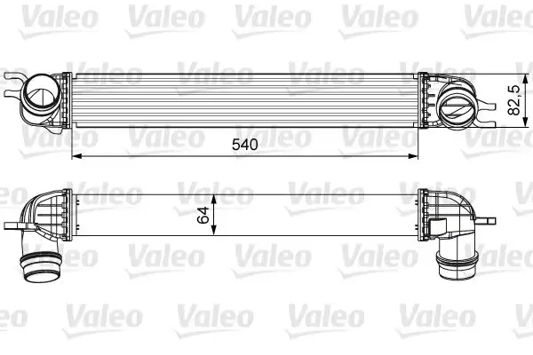 VALEO 818605 Turbo Radyatörü 17518506904