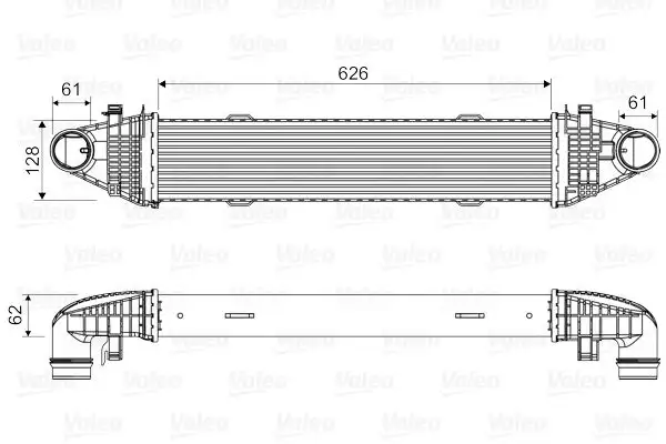 VALEO 818616 Turbo Radyatörü A2045000100