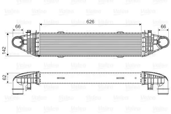 VALEO 818617 Turbo Radyatörü A2045000300