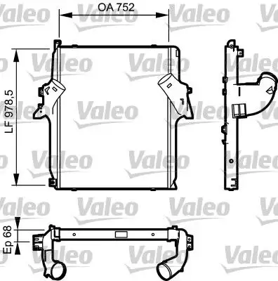 VALEO 818782 Turbo Radyatörü A9425011201