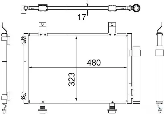 MGA 82213 Klima Radyatörü 9531063J00