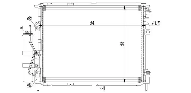 MGA 82232 Radyatör 8200211563
