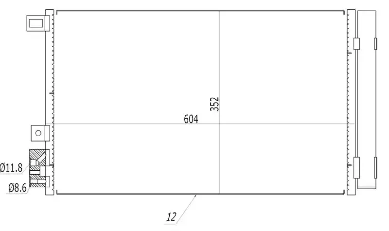 MGA 82263 Klima Radyatörü 51785214