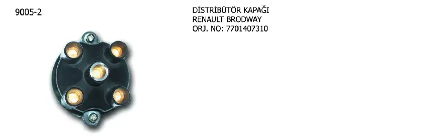 ÜNÜVAR 9005-2 Distribütör Kapağı