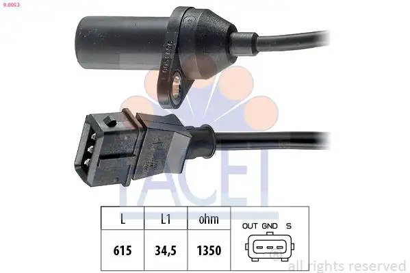 FACET 9.0053 Krank Sensörü
