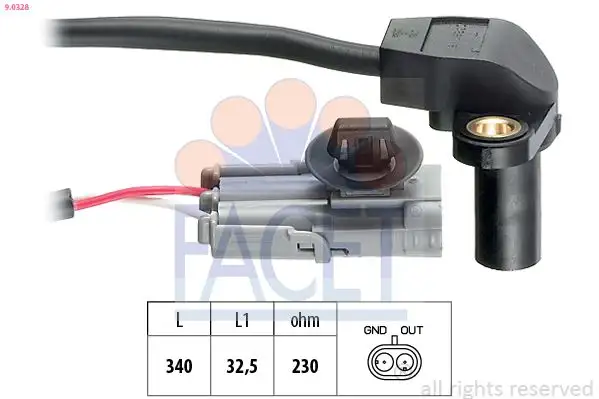 FACET 9.0328 Krank Sensörü 8200128449
