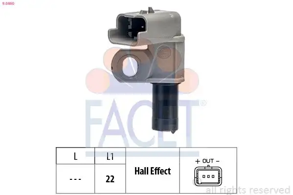 FACET 9.0460 Eksantrik Sensörü