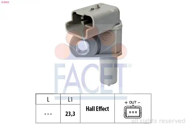 FACET 9.0632 Eksantrik Sensörü