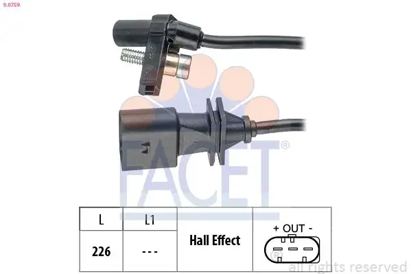 FACET 9.0759 Krank Sensörü