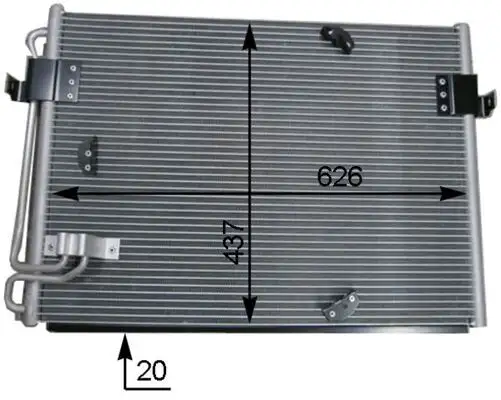 MAHLE AC174000S Klima Radyatörü 64531392941