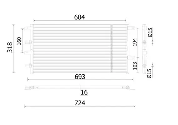 MAHLE AC914000S Klima Radyatörü 5801255826