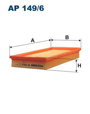 FILTRON AP149/6 Hava Filtresi 03C129620G