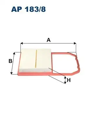 FILTRON AP183/8 Hava Filtresi 04C129620E