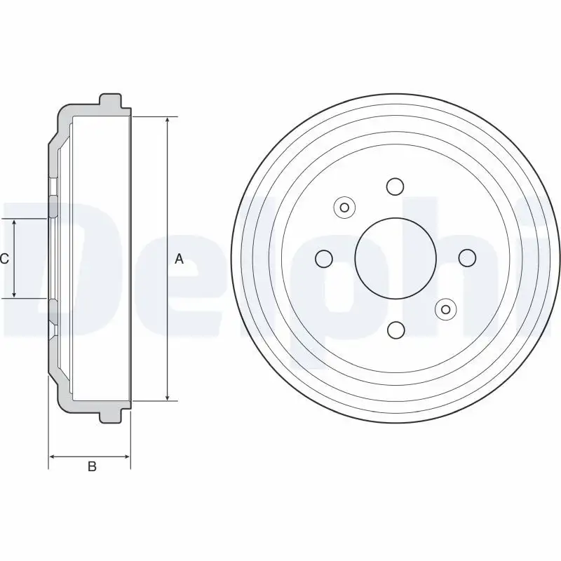 DELPHI BF548 Fren Kampanası 96471771
