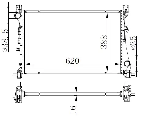ORIS BFI049016 Radyatör 52052220