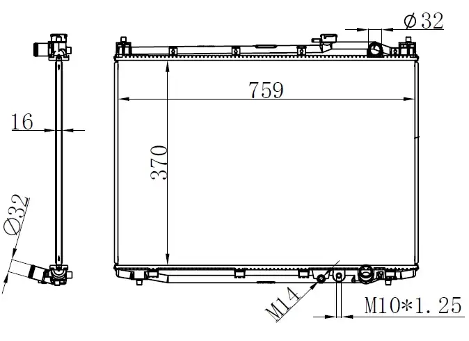 ORIS BHN222016 Radyatör 1901059NG01