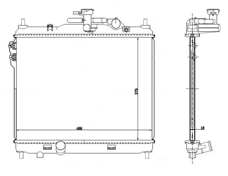 ORIS BHY082018 Radyatör 253101C300