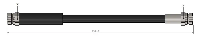 CAVO C900370A Arka Fren Hortumu 1K0611775