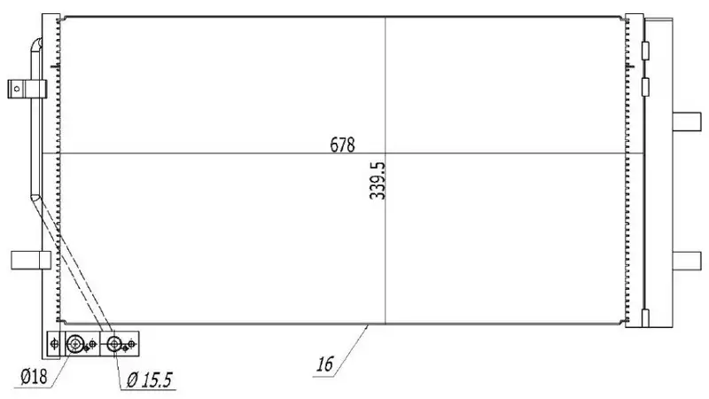 ORIS CAU700016 Klima Radyatörü 8U0260401B