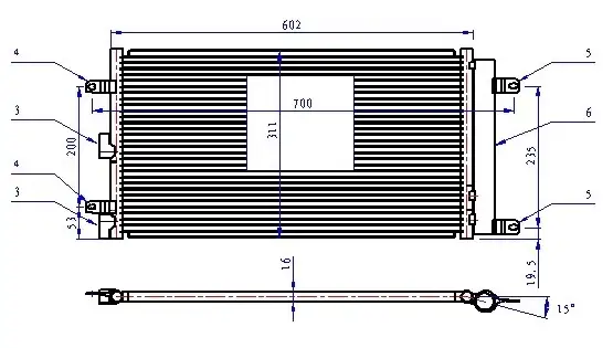ORIS CFI873016 Klima Radyatörü 51758873