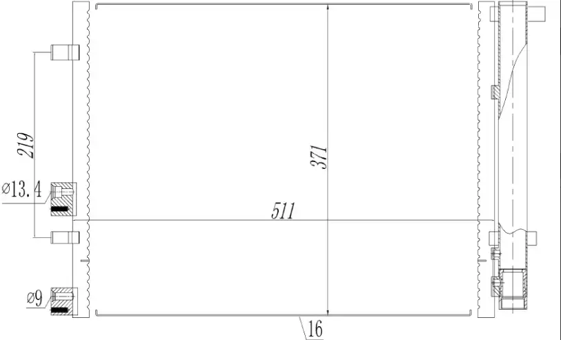 ORIS CHY931016 Klima Radyatörü 976061J200