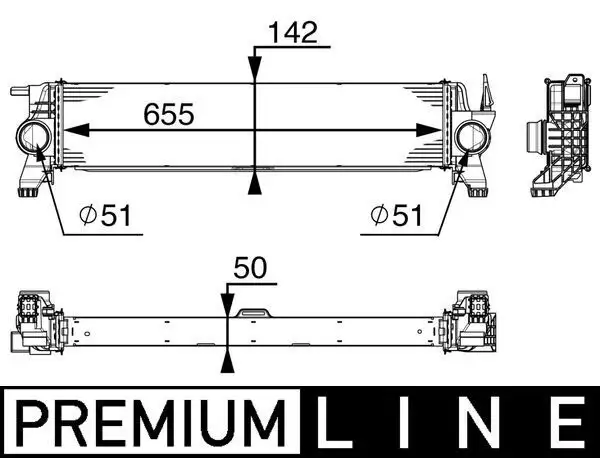 MAHLE CI153000P Turbo Radyatörü A4475010501