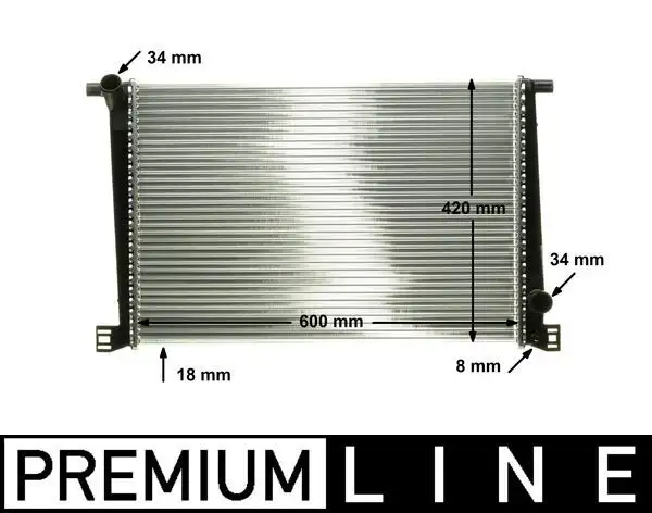 MAHLE CR1123000P Radyatör 17118675266