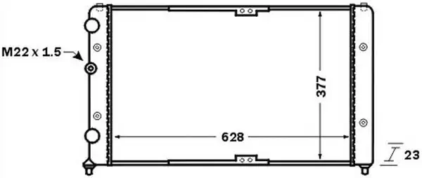 MAHLE CR1535000S Radyatör 6K0121253AS