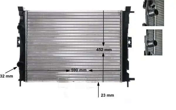 MAHLE CR1690000S Radyatör 8200115541