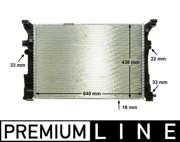 MAHLE CR2169000P Radyatör A2465001203