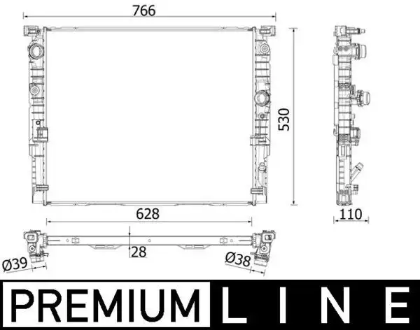 MAHLE CR2198000P Radyatör 17118743664
