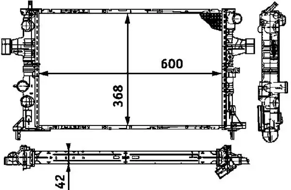 MAHLE CR319000S Radyatör 1300208
